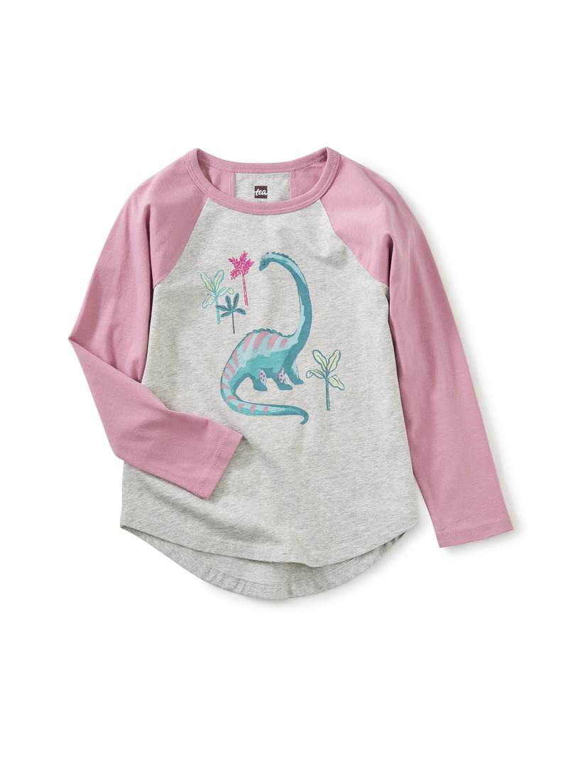 Dino Jungle Raglan Graphic Tee