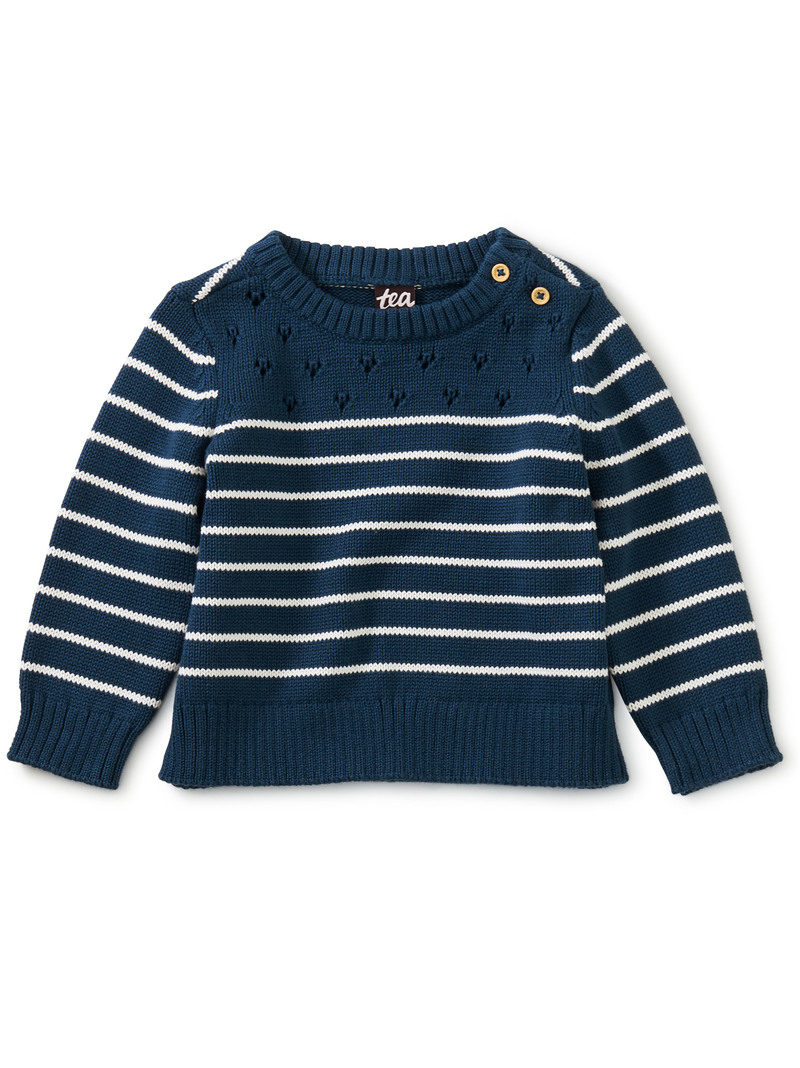 Breton Stripe Baby Sweater