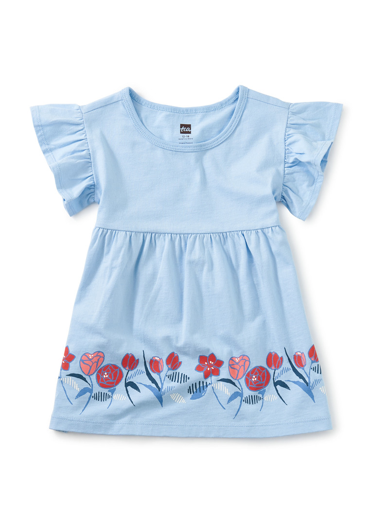 Ruffle Sleeve Baby Dress
