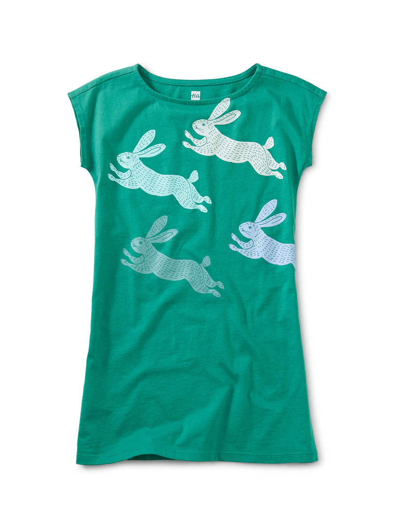 Wild Bunnies Graphic Dress