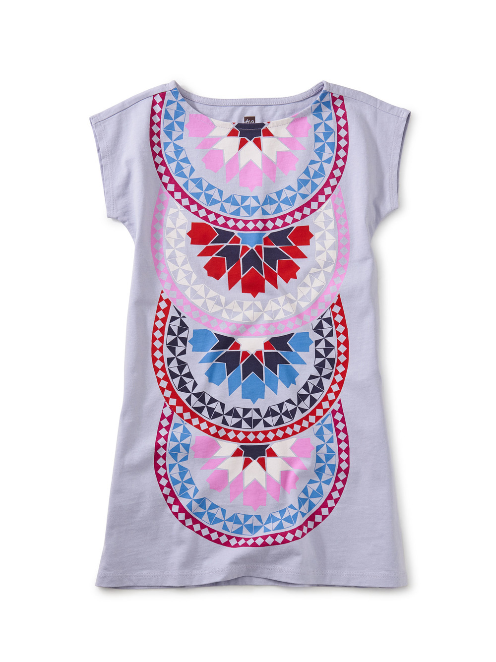 Mosaic Tile Graphic Dress