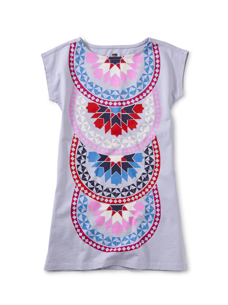 Mosaic Tile Graphic Dress