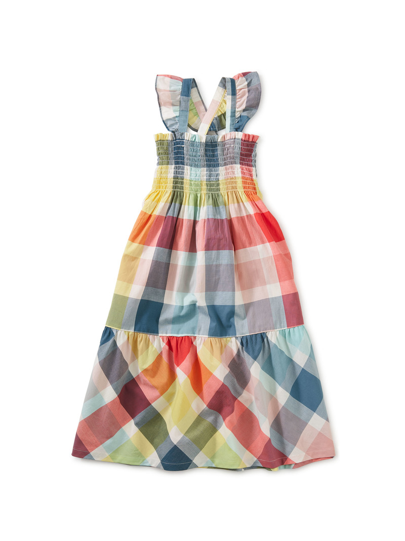 Smocked Midi Dress