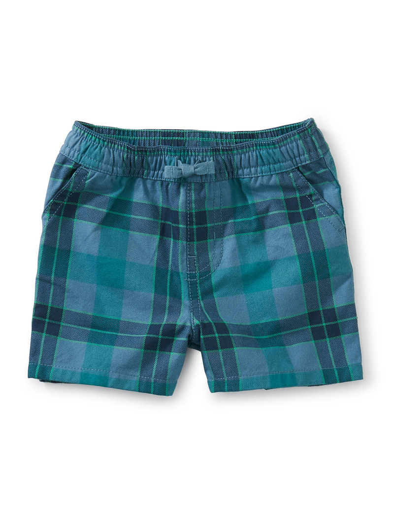 Plaid Discovery Baby Shorts