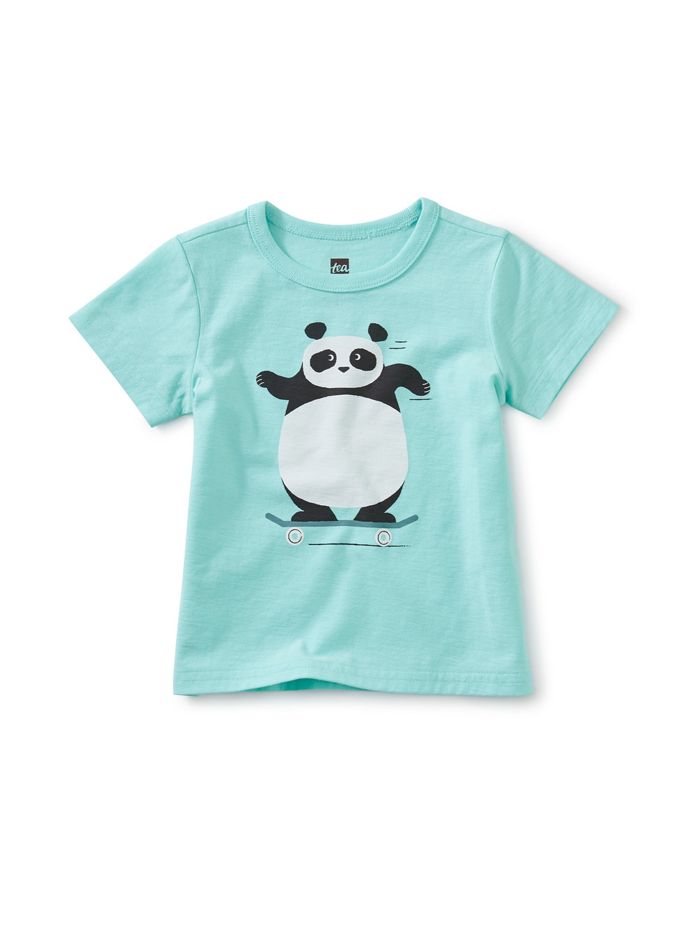 Skating Panda Graphic Tee