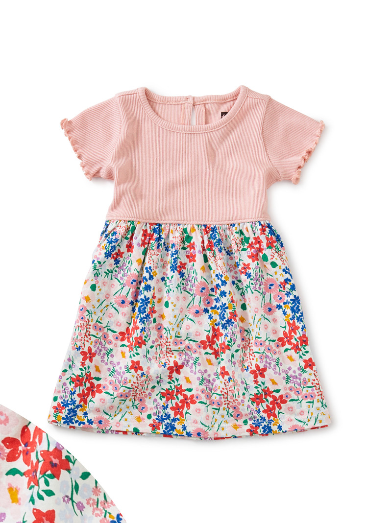 Print Mix Baby Dress