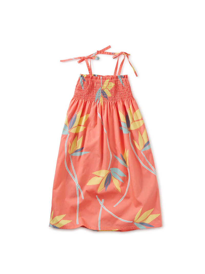 Tie Shoulder Midi Dress