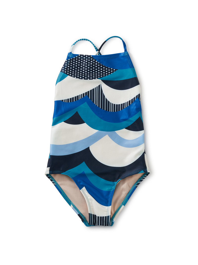 Cross Back One-Piece Swimsuit