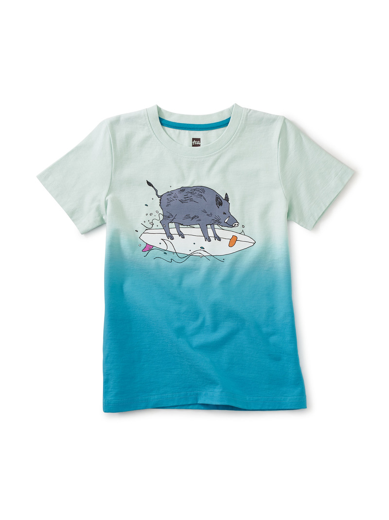 Dip Dye Wild Boar Graphic Tee
