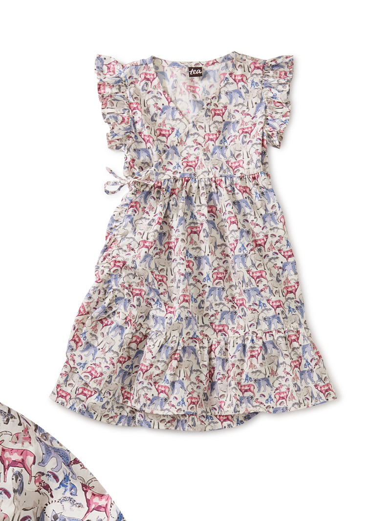 Woven Wrap Dress