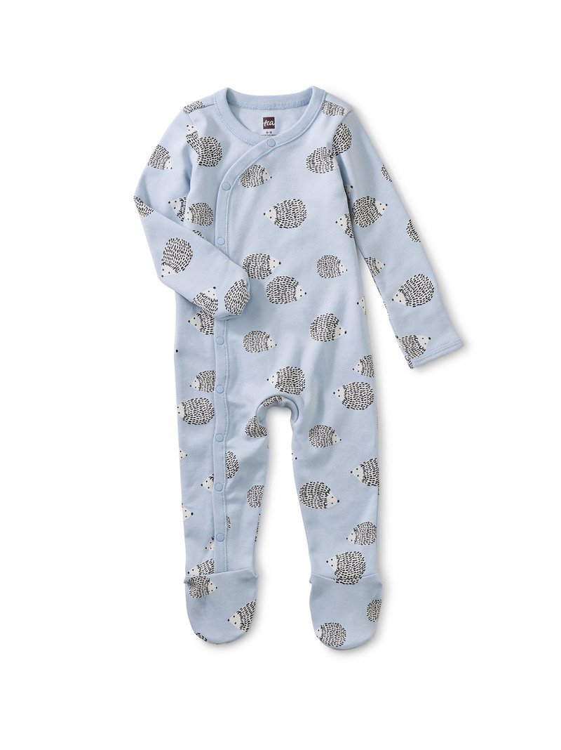 Side Snap Footed Baby Romper