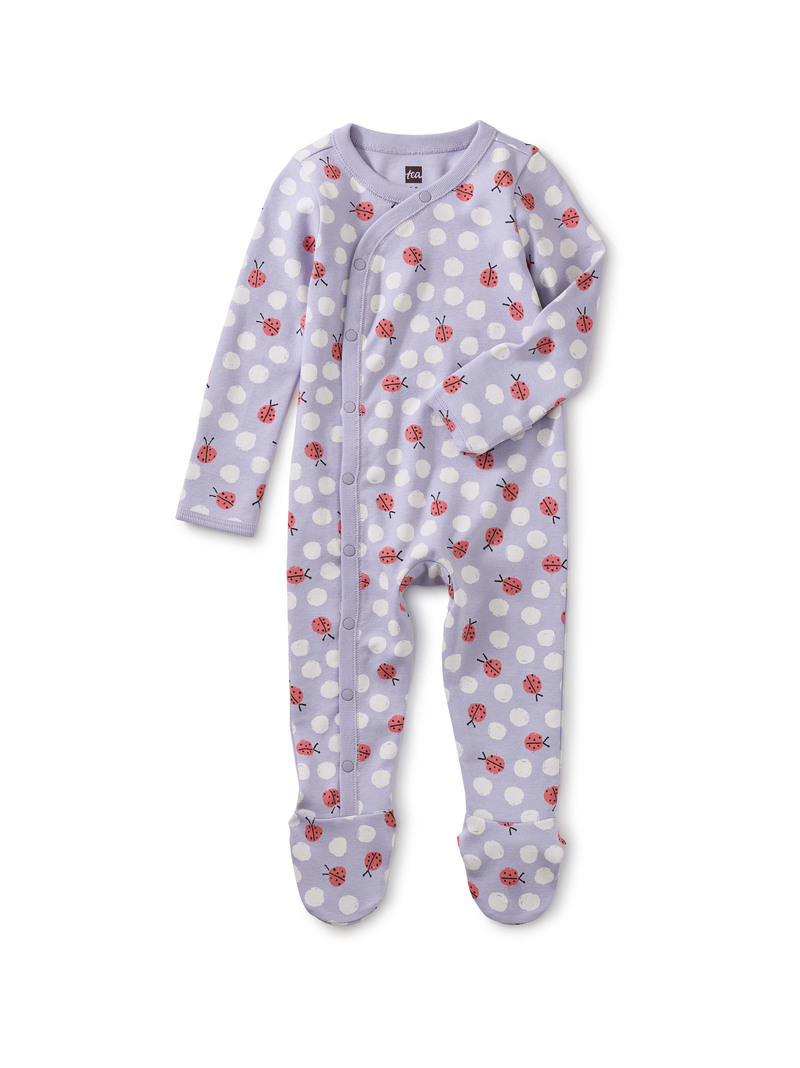 Side Snap Footed Baby Romper