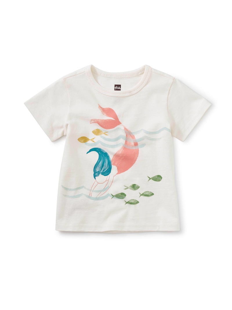 Diving Mermaid Baby Graphic Tee