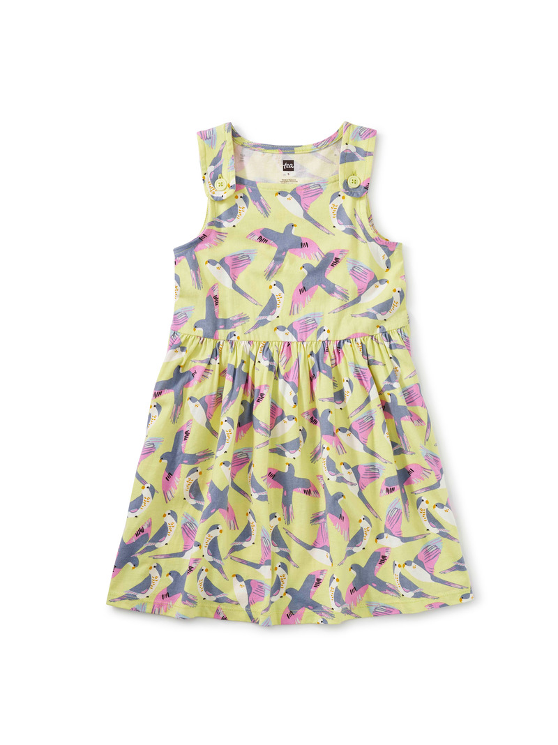 Button Shoulder Dress