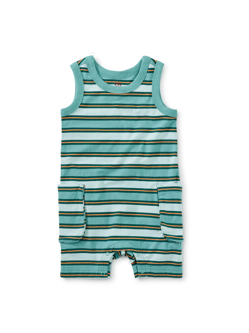 Cargo Pocket Tank Baby Romper