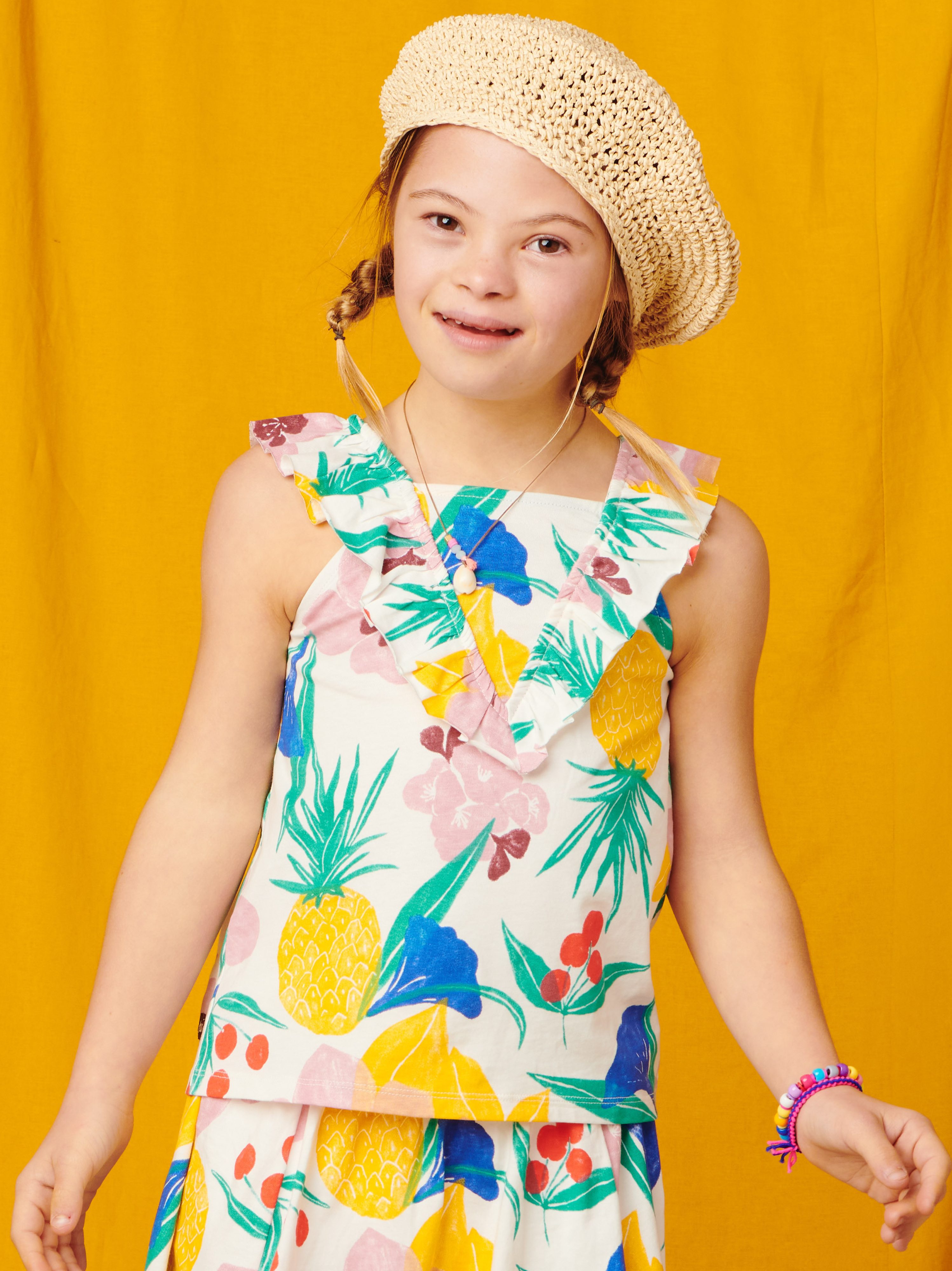 Ruffle Tank | Tea Collection