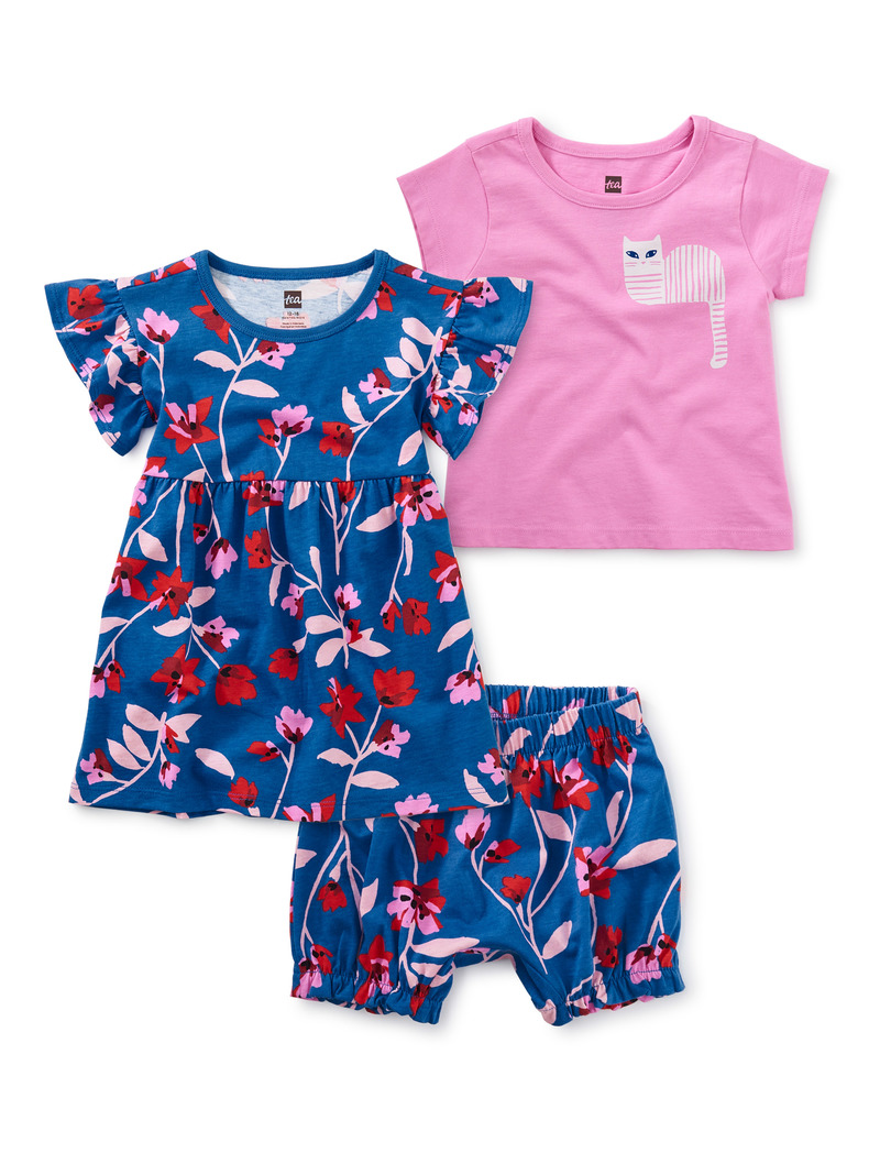 Flowers & Felines Set