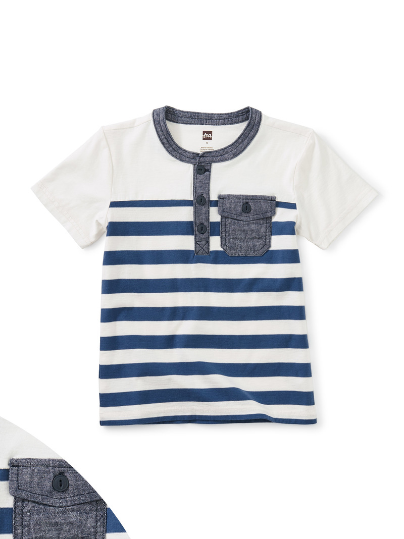 Henley Pocket Tee