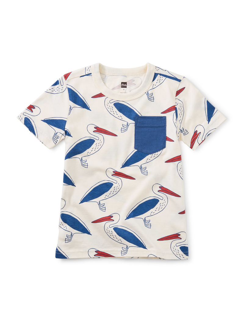 Pop Pocket Printed Tee