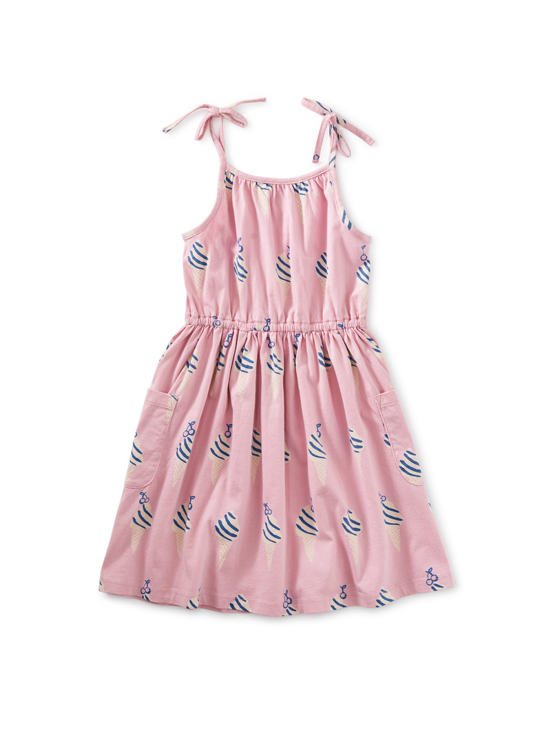Tie Shoulder Dress