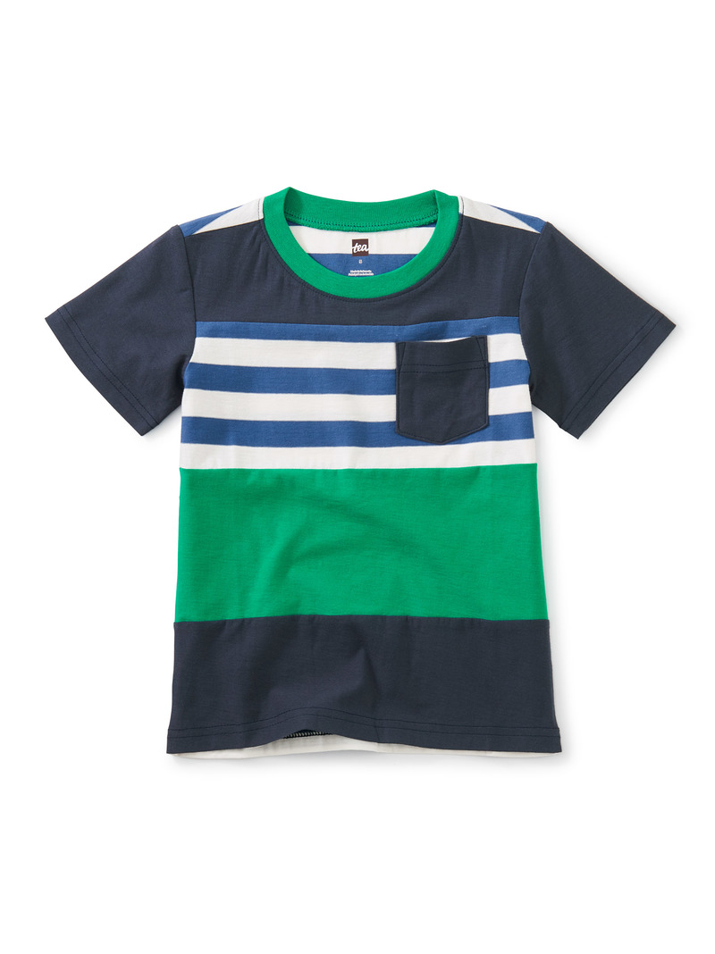 Beni Colorblock Pocket Tee