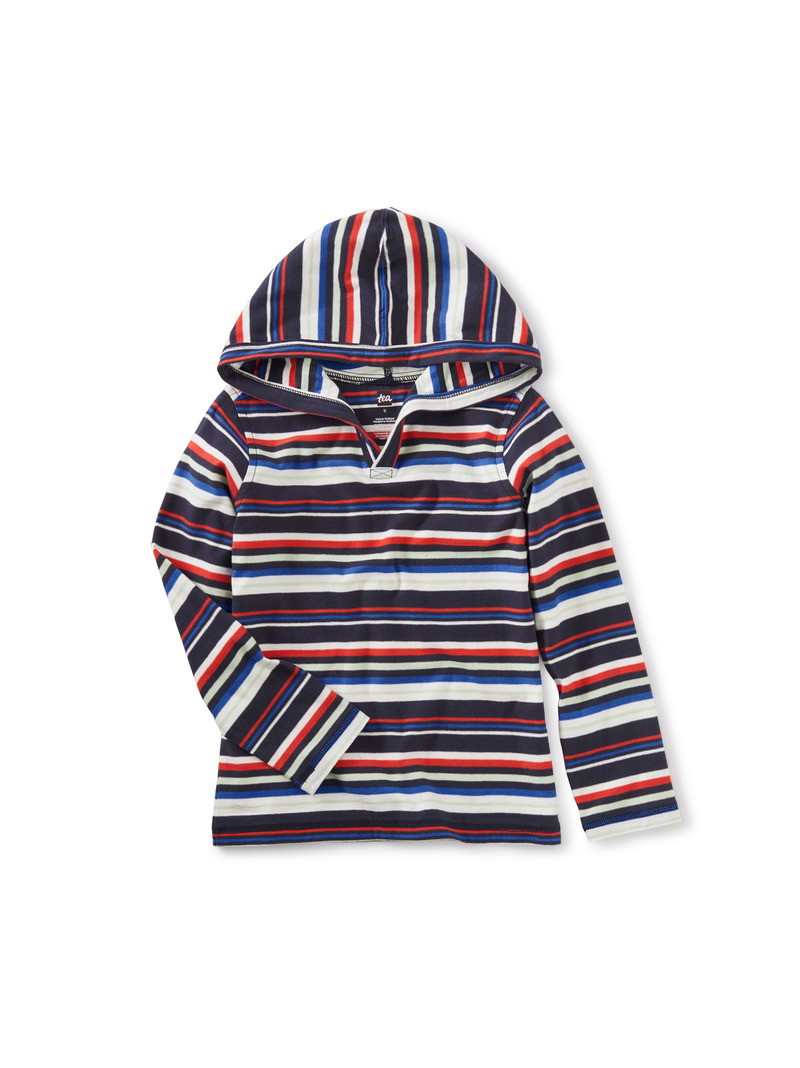 Happy Hoodie in Stripes