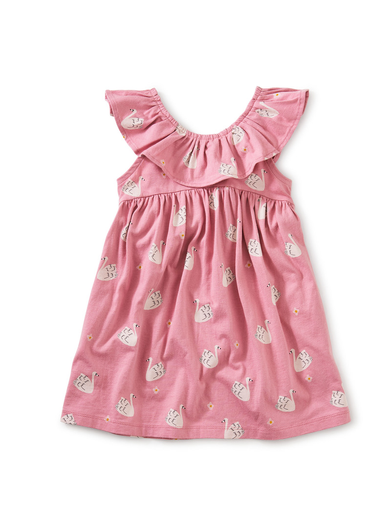 Ruffle Neck Baby Dress