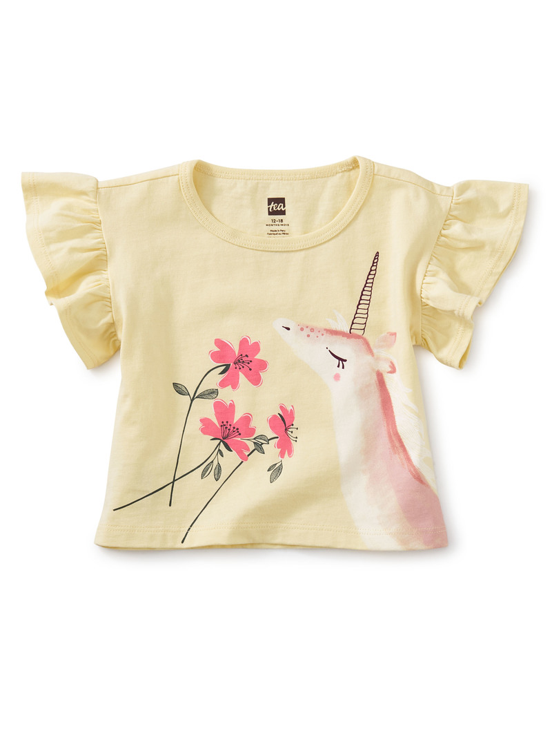 Unicorn Flutter Sleeve Tee