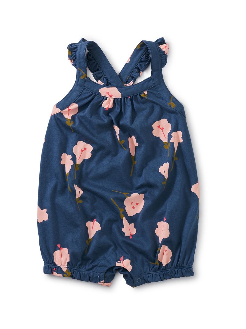 Cross-Back Baby Romper