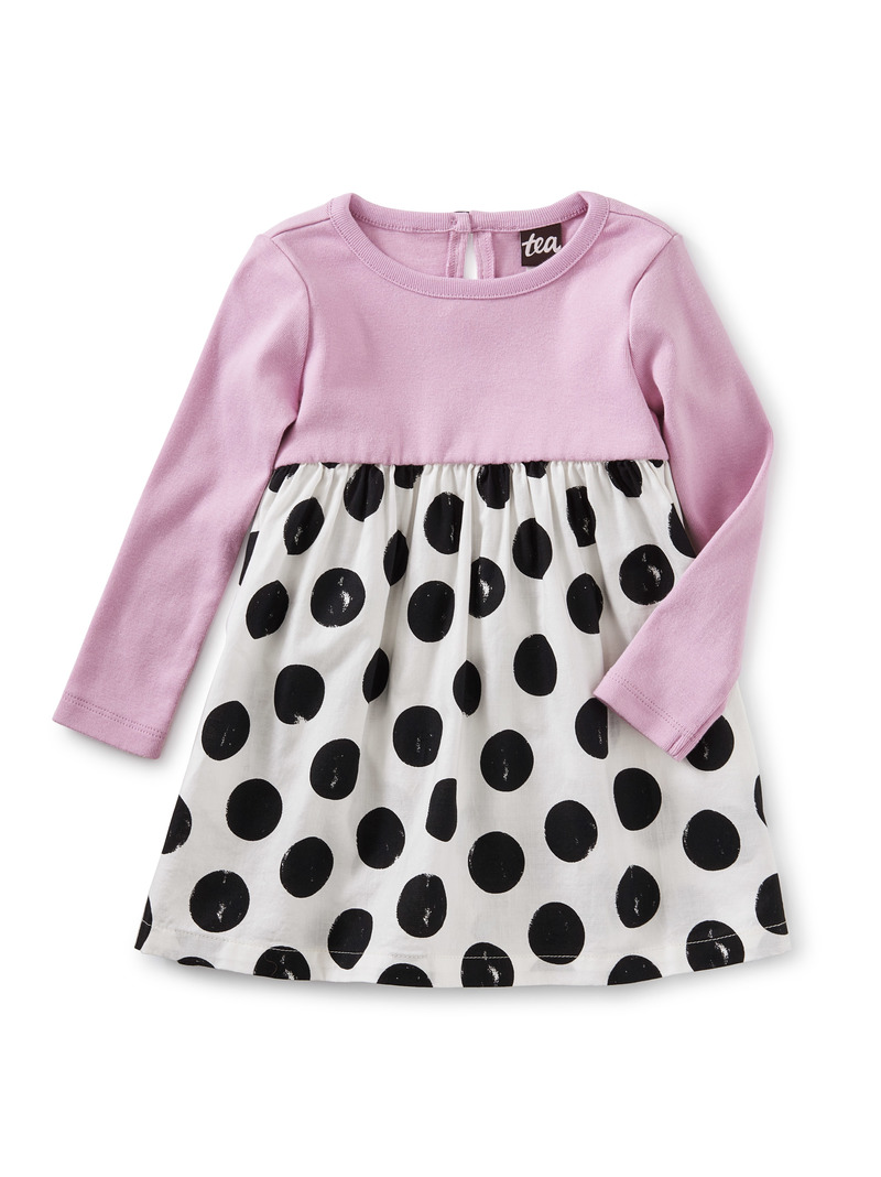 Print Mix Baby Dress
