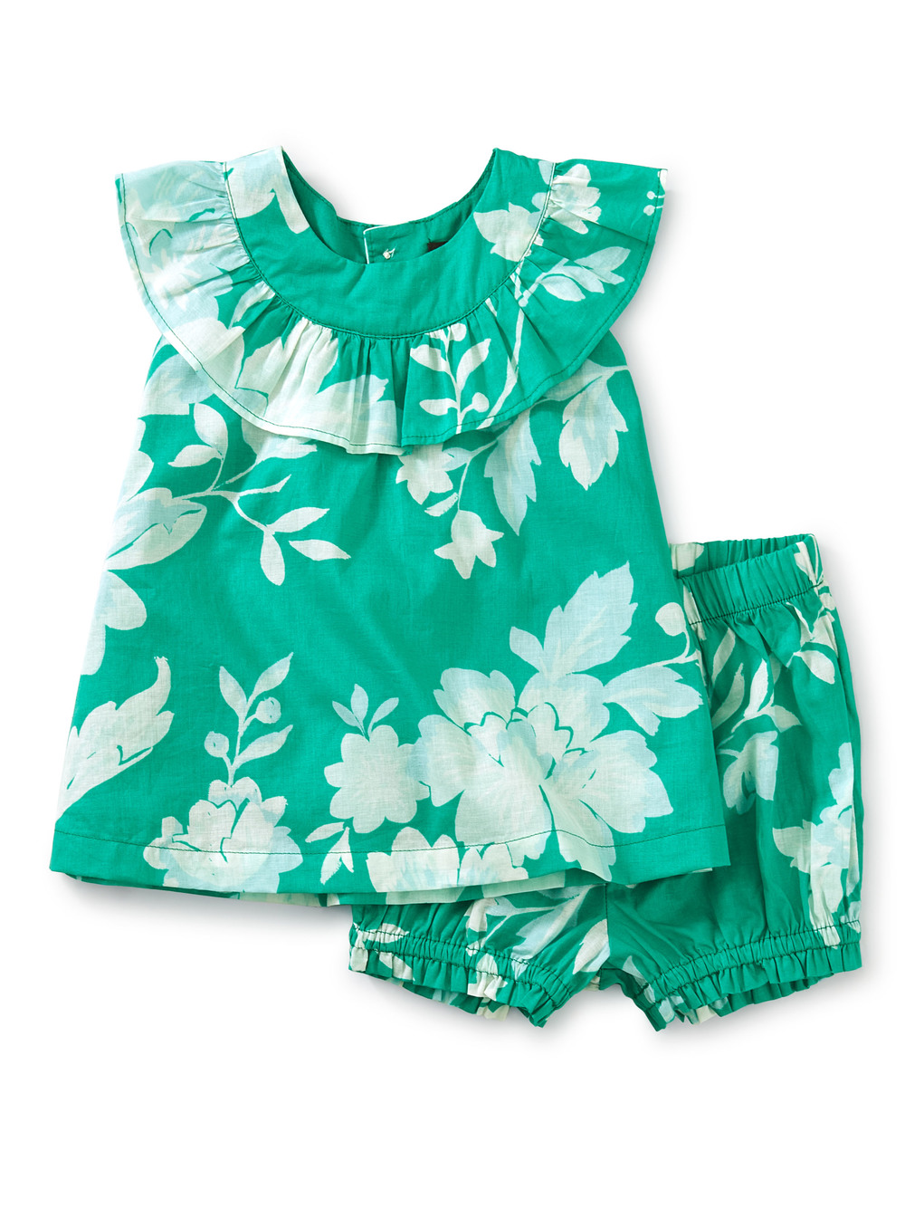 Ruffle Neck Baby Set