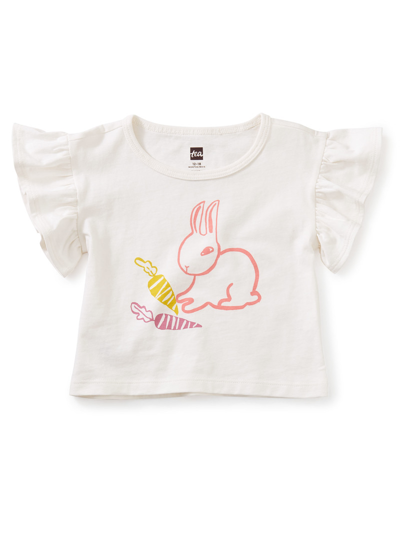 Bunny Flutter Sleeve Tee