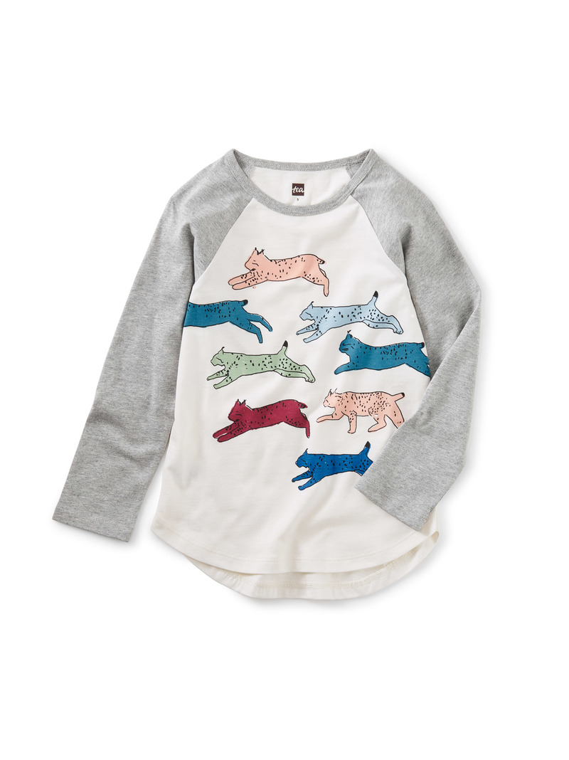 Lynx Raglan Graphic Tee