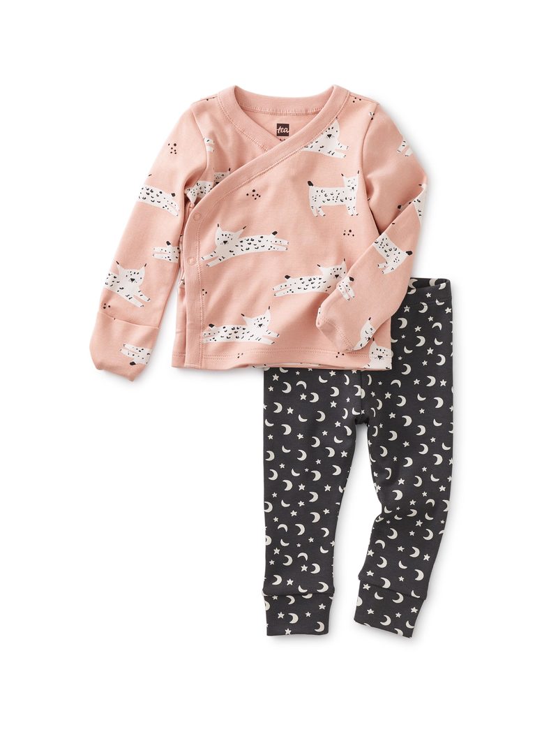 Baby Wrap Top Set