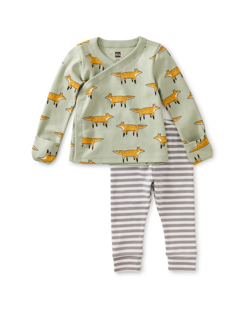 Baby Wrap Top Set