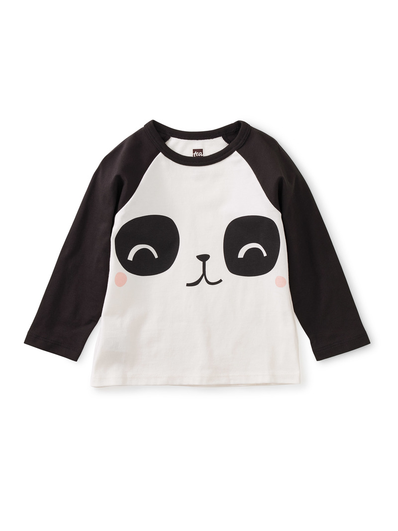 Panda Raglan Baby Tee
