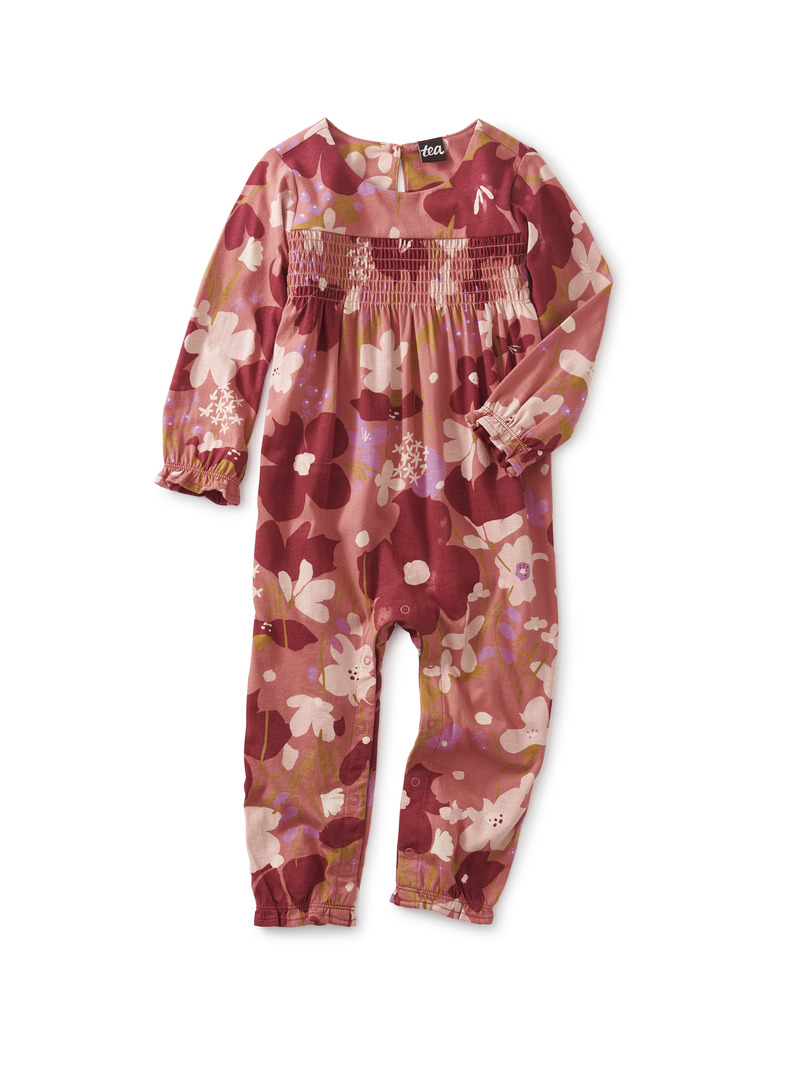 Sweetly Smocked Baby Romper