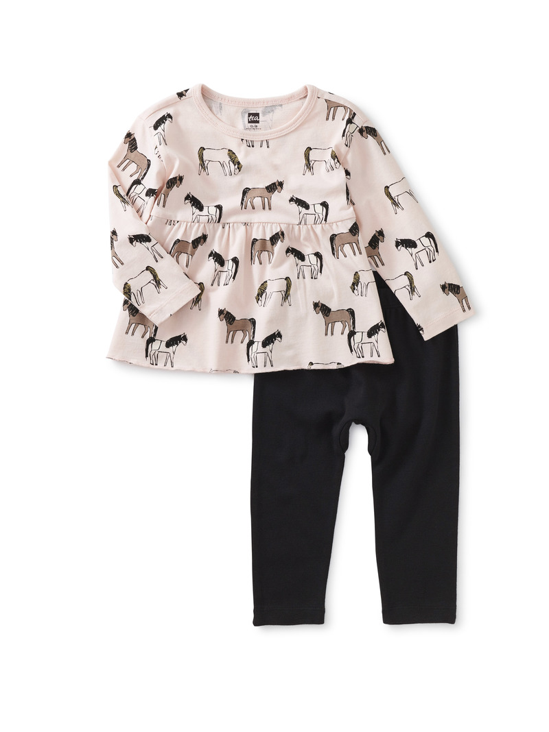 Peplum Top Baby Set