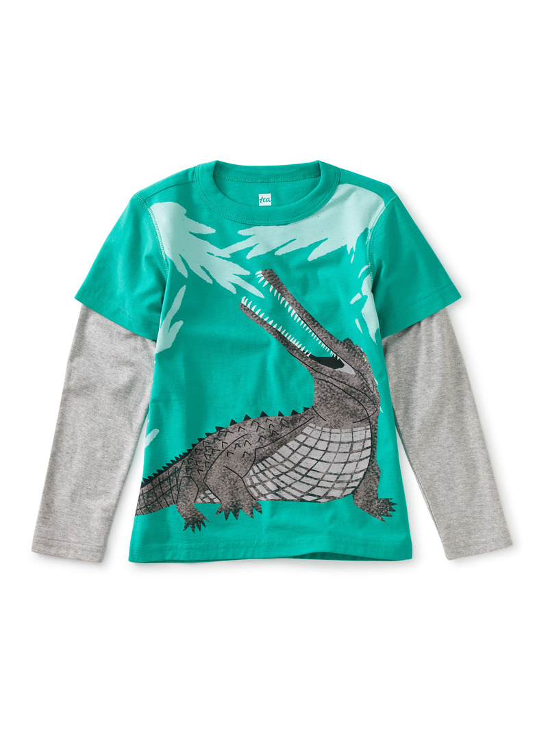 Croc Star Layered Graphic Tee