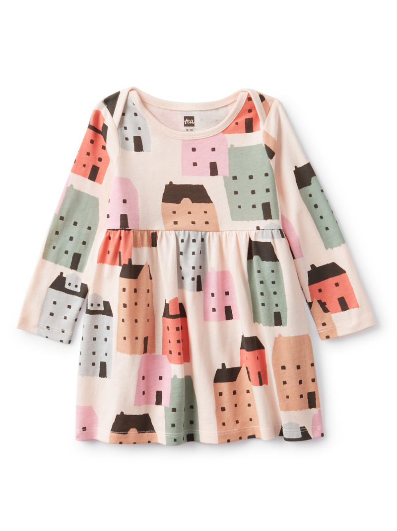 Baby Long Sleeve Skirted Dress