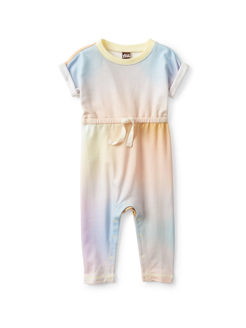 Rolled Sleeve Baby Romper