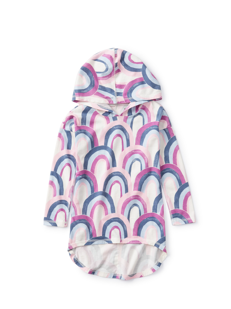 Hello Hi-Lo Hooded Top