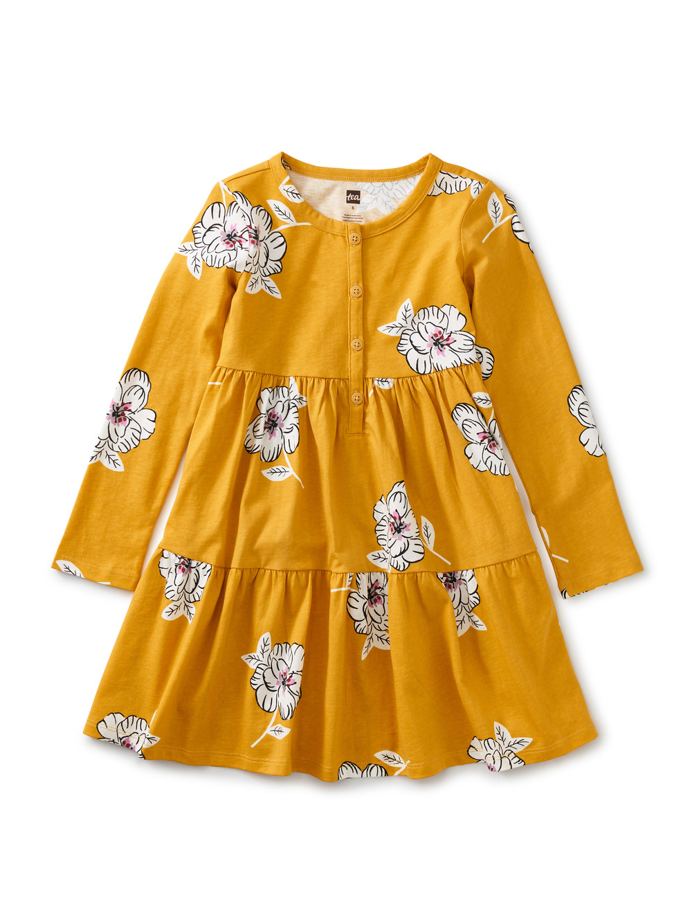 Tiered Henley Dress