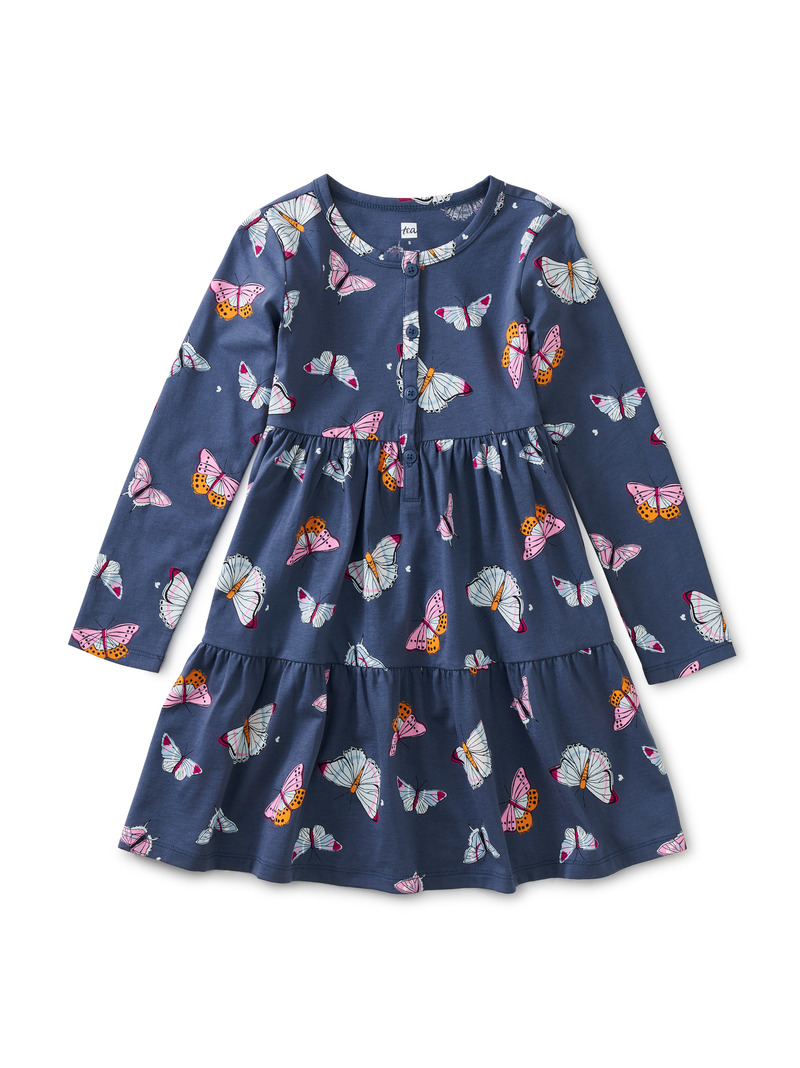 Tiered Henley Dress