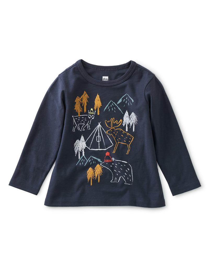 Camping Adventure Baby Graphic Tee