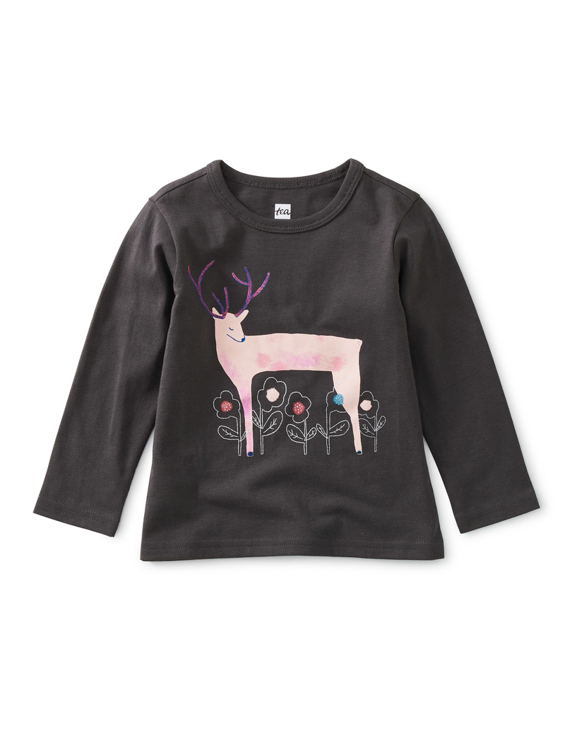 Winter Deer Baby Graphic Tee