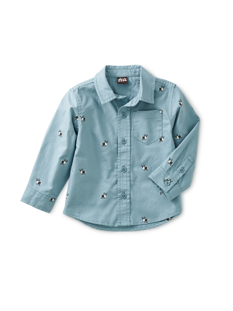 Button Up Baby Shirt