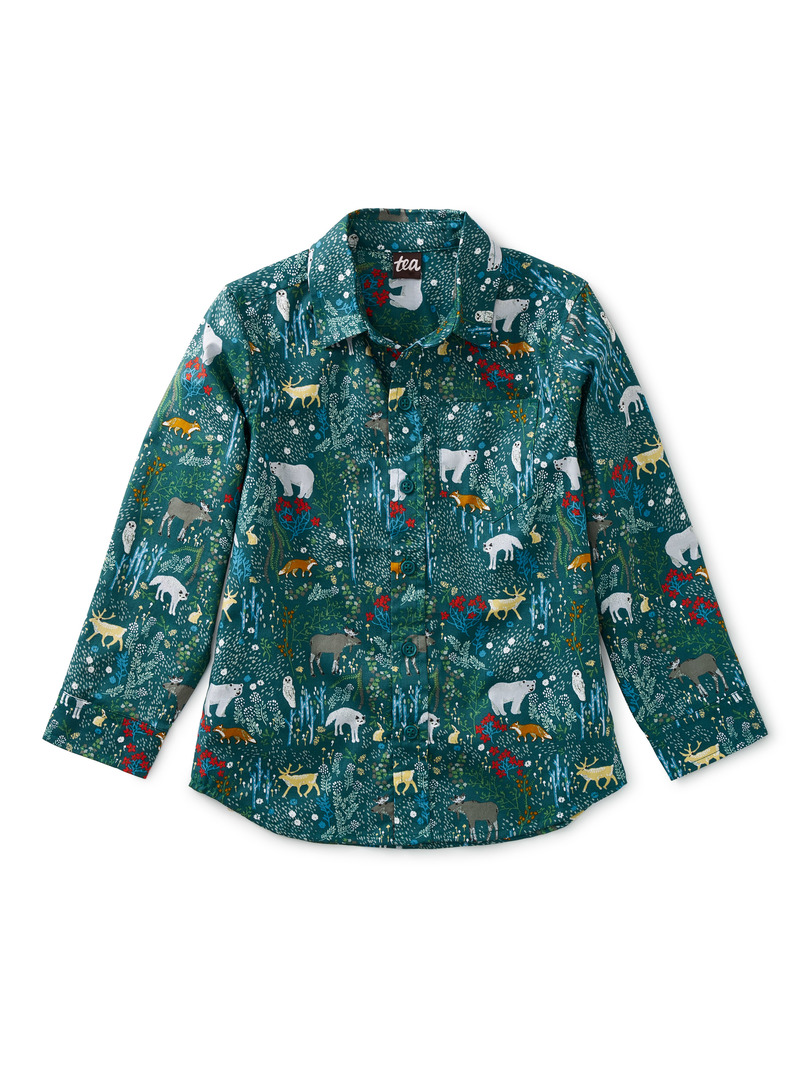 Swedish Forest Button Up Shirt