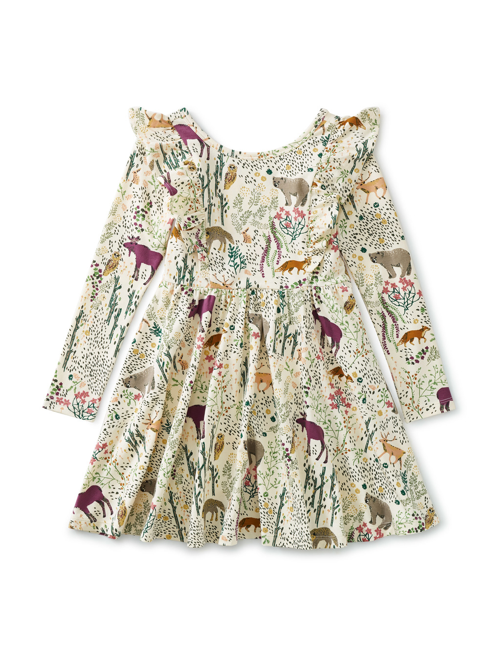Ruffle Shoulder Ballet Dress