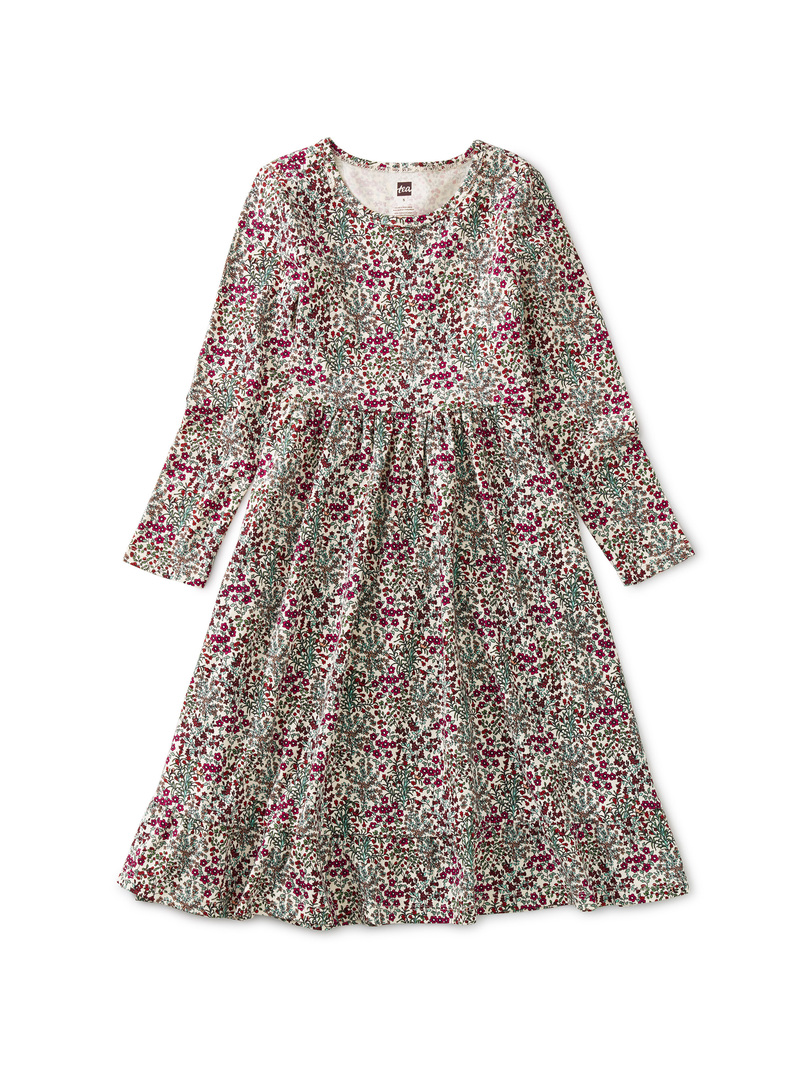 Ruffle Hem Midi Dress